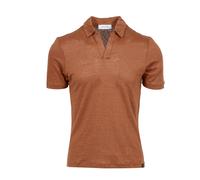 Gran Sasso, ,Tops ,Uomo ,Marrone ,M Marrone T-shirt e Polo in Lino
