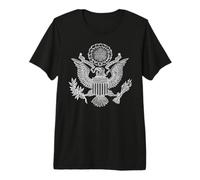 Gran Sigillo del Dollaro degli Stati Uniti Bill Eagle Patriot Maglietta Premium