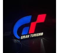 Gran Turismo Lampada Scatola Luminosa LED Illuminata Logo Racing Display Coll...