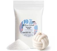 Gran Velada - Acido stearico vegetale per candele da 1 kg | Indurente naturale per fare candele | Stearic Acid o Stearina per candele | Migliora la durezza, l'opacità e la conservazione di aromi e