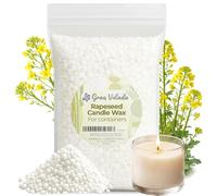 Gran Velada - Cera di Colza 1 kg in Perle per Candele in Vaso | Naturali e Vegane | Vegetale, Profumo Neutro e Biodegradabile
