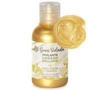 Gran Velada - Colorante Perlato Oro Lucido Cosmetico 50ml | Effetto perlato oro per sapone e shampoo | Perlante liquido mica oro gel doccia | Glitter metallico fai da te