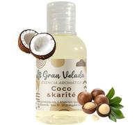 Gran Velada - Essenza Aromatica Coco Karite 250 ml | Fragranza Afrodisiaca | Ideale per cosmetici naturali, candele e saponi | Alta concentrazione | Aroma durevole e avvolgente