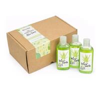 Gran Velada - Kit per fare gel idratante all'aloe vera fatta in casa | Include materiali + istruzioni passo passo | 5 confezioni da 100 ml | cosmetici naturali fai da te | Aftersun |