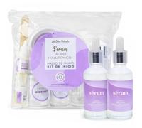 Gran Velada - Kit per fare siero di acido ialuronico | Set per fare 3 sieri | Include materiali + istruzioni passo passo | Include 2 confezioni con contagocce | Cosmetici per il viso fai da te