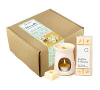 GRAN VELADA - Kit per fare Wax Melts Aromatici | Include materiali e istruzioni passo passo | 5 compresse di cera profumata fatta in casa | Con bruciatore a cera