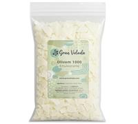 Gran Velada - Olivem 1000 all'ingrosso | Emulsionante naturale in fiocchi per creme, sieri e cosmetici professionali | derivato dall'olio d'oliva | senza PEG | Formato risparmio | 20 kg