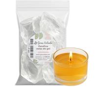 Gran Velada - Paraffina gel per candele trasparenti da 500 g | Paraffina in gel con texture traslucida e flessibile, ideale per candele decorative fatte in casa con effetto cristallo