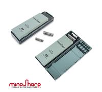 Grana 240 Pietra per affilare giapponese Global Minosharp 459 con guide e suppo
