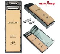 Grana 6000 Pietra per affilare giapponese Global Minosharp 461 con guide e suppo