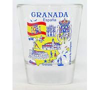 Granada Spagna - Bicchiere da liquore, collezione Great Spanish Cities