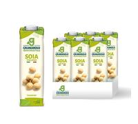 Granarolo, Bevanda di Soia da 1 Litro, 6 Confezioni di Bevanda Vegetale UHT a Base di Soia, 100% Made in Italy, Alto Contenuto di Proteine, Senza Zuccheri Aggiunti, Senza Lattosio