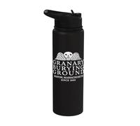 Granary Burying Ground Winged Skull Boston, Mass. Dal 1660 Stainless Steel Insulated Water Bottle
