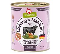 GranataPet 24 x 800 g Alimento umido per cane - Angus & Zucca