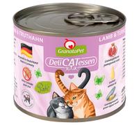 GranataPet DeliCatessen 6 x 200 g Umido per gatto - Agnello & Tacchino