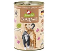 GranataPet DeliCatessen 6 x 400 g Umido per gatto - Tacchino & Fagiano