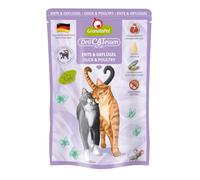 GranataPet DeliCATessen Anatra & Pollame, 6 x 85 g | Alimento completo, Senza cereali, Senza zuccheri aggiunti, Taurina, Alto contenuto di carne, Made in Germany