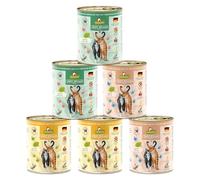 GranataPet Delicatessen Multipack 2 PUR, 6 x 800 g | Mangime completo, senza cereali, senza zuccheri aggiunti, taurina e conchiglie verdi, alta percentuale di carne