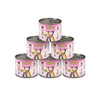 GranataPet DeliCatessen salmone e frutti di mare, cibo umido per gatti, cibo per gatti per buongustai, cibo senza cereali e senza zucchero, 6 x 200 g