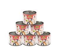 GranataPet Delicatessen Tacchino & gamberetti, cibo umido per gatti, cibo per gatti buongustai, cibo senza cereali e senza zucchero, 6 x 200 g