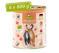 GranataPet Delicatessen Vitello & Coniglio, 6 x 800 g, Cibo umido per gatti, cibo per gatti per buongustai, cibo senza cereali e senza zuccheri