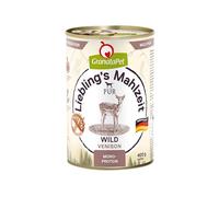 GranataPet Liebling's Mahlzeit PUR Con Selvaggina - Cibo Umido per Cani Senza Cereali e Zuccheri Aggiunti - Alto Contenuto di Carne e Oli Salutari - 6 x 400 g