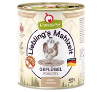 GranataPet Liebling's Mahlzeit PURO 24 x 800 g - Pollame