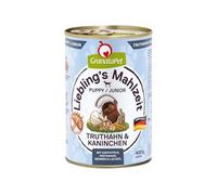 GranataPet Liebling's Mahlzeit Tacchino & Coniglio Junior, 6 x 400 g