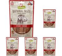 GranataPet Natural Taste Nobile Snack Cavallo da 90 g, senza cereali e senza zucchero, ricompensa per snack per cani (Confezione da 5)