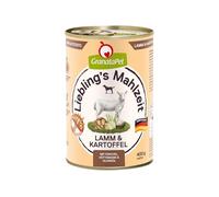 GranataPet Pasto preferito Agnello e Patata, Alimento umido per cani, Cibo per cani senza cereali e senza zucchero, Alimenti completi, 6 x 400 g