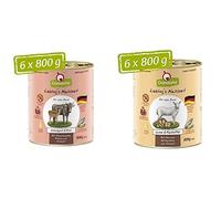 GranataPet Pasto preferito, ragù e manzo, cibo umido per cani, cibo per cani senza cereali e senza zucchero, alimento completo, 6 x 800 g & Pasto preferito Agnello e Patata, Alimento umido per cani