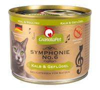GranataPet Symphonie 6 x 200 g - Vitello & Pollo