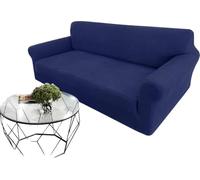 Granbest Copridivano controllato per 2 cuscini, copridivano ad alta elasticità, 2 posti, lavabile, per cani, animali domestici, protezione antiscivolo (2 posti, blu scuro)