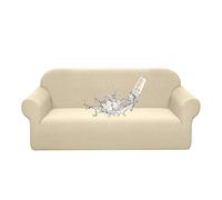 Granbest Copridivano di alta qualità, idrorepellente, alto contenuto di tessuto elasticizzato, copridivano, tessuto super morbido Loveseat beige