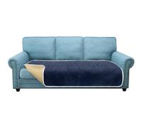 Granbest Coprisedile antiscivolo per divano a 3 posti, spesso, di animali domestici, universale, per tutte le stagioni (3 posti, blu navy)