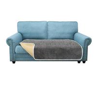 Granbest Fodere antiscivolo per divano 2 posti Plus Fodere per divano più spesse Protezione per divano contro gli animali domestici Universale per tutte le stagioni (2 posti Plus, Grigio)