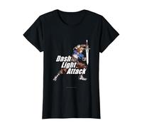 Granblue Fantasy Versus: Rising Dash Light Attack Gran Maglietta, Donna, Nero, XXL