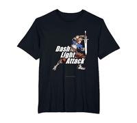 Granblue Fantasy Versus: Rising Dash Light Attack Gran Maglietta, Uomo Taglie Grandi, Nero, 6X Tall