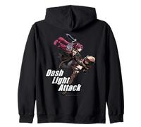 Granblue Fantasy Versus: Rising Dash Light Attack Meg Felpa con Cappuccio