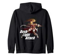Granblue Fantasy Versus: Rising Dash Light Attack Vira Felpa con Cappuccio