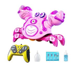 Granchio - con Telecomando, Divertente Interattivo Elettronica,Adorabile Macchina per Bolle per - per Ragazzi Ragazze Famiglia Casa Scuola Viaggi Campeggio Compleanno Festa