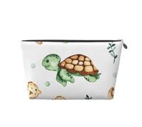 Granchio della tartaruga marina dell'acquerello sveglio, Borsa da toilette Borsa per trucco Borsa per cosmetici Borsa da toilette da viaggio portatile