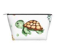 Granchio della tartaruga marina dell'acquerello sveglio, Borsa da toilette Borsa per trucco Borsa per cosmetici Borsa da toilette da viaggio portatile