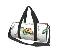 Granchio della tartaruga marina dell'acquerello sveglio, Borsone da viaggio di grande capacità Borsa rotonda Borsa da viaggio sportiva Borsa da viaggio Borsa da fitness