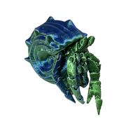 Granchio eremita articolato stampato in 3D, giocattolo agitato granchio | articolato di granchio eremita Giocattoli del dr