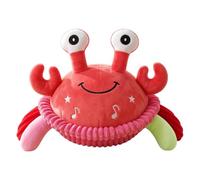 Granchio Musicale Peluche Musicale Interattivo Che Salta E Parla | Peluche Sensoriale Con Suono Per Casa Asilo Nido Scuola 'Infanzia Cameretta Bambini Auto Letto Divano