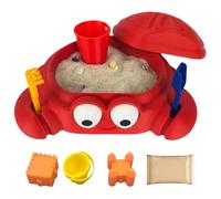 Granchio Sandbox, sollievo dallo stress e aiuto per la messa a fuoco, 11,5 x 10 x 3,5 cm, kit da giardino zen da scrivania, con stampo, portatile, per casa, ufficio, studio, area reception e soggiorno