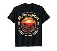 Grand Canyon Arizona Coordinates Road Trip Souvenir 2026 Maglietta