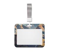 Grand Canyon Arizona - Porta badge con cordino orizzontale in plastica con finestra trasparente, protezione impermeabile per carte d'identità, per infermieri, insegnanti, ufficio