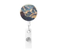 Grand Canyon Arizona - Porta badge retrattile da lavoro, in plastica leggera, porta badge identificativo, per infermieri, regali per ufficio